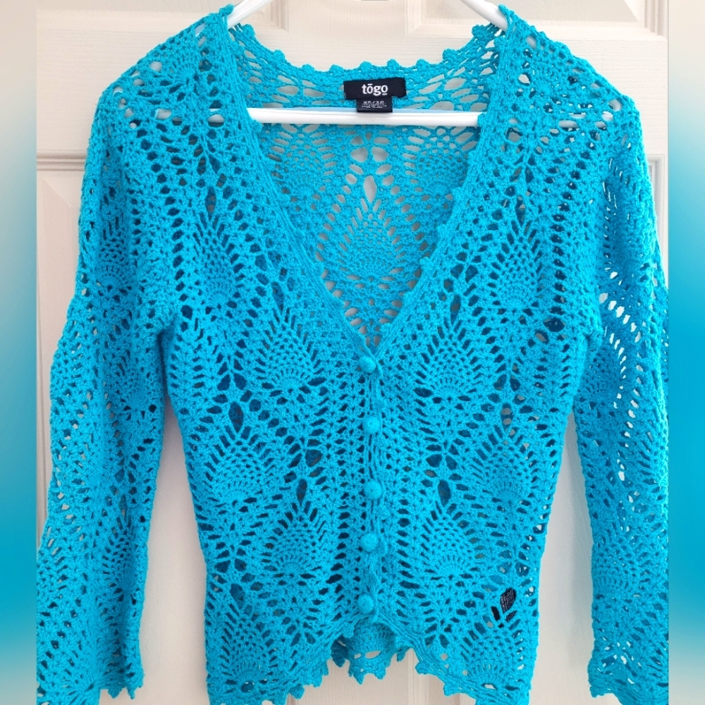 Crochet Open Sweater in size XS